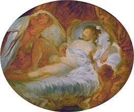Le feu aux poudres | Fragonard | Gemälde Reproduktion