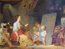 Say Please, c.1780 by Fragonard | Painting Reproduction