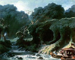 The Fete at Rambouillet (The Island of Love) | Fragonard | Gemälde Reproduktion