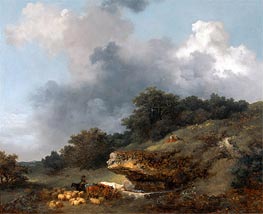 The Watering Place, c.1763/65 by Fragonard | Painting Reproduction