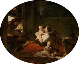 The Happy Family, c.1775 by Fragonard | Painting Reproduction