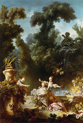 The Pursuit | Fragonard | Painting Reproduction