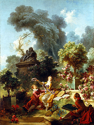 The Lover Crowned, c.1771/73 | Fragonard | Painting Reproduction