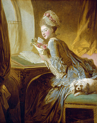 Der Liebesbrief, c.1770 | Fragonard