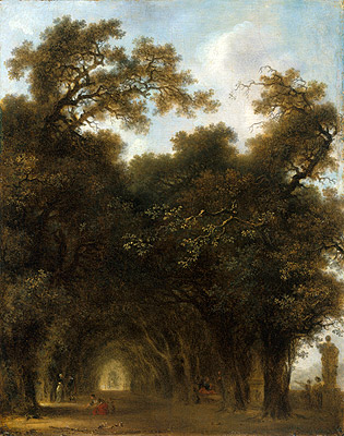A Shaded Avenue | Fragonard | Painting Reproduction