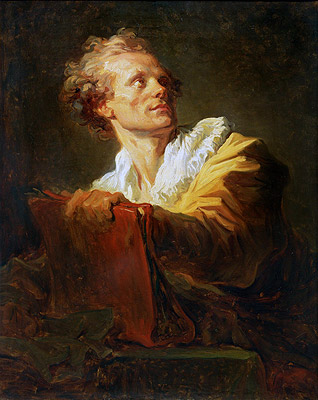 Portrait of a Young Artist, n.d. | Fragonard | Painting Reproduction