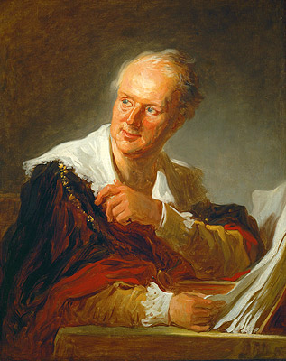 Denis Diderot, c.1769 | Fragonard | Gemälde Reproduktion