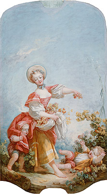 Die Traubenleserin, c.1748/52 | Fragonard