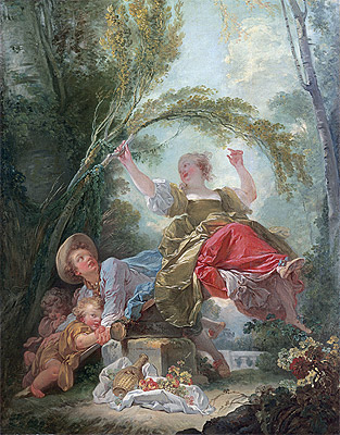 The See-Saw, c.1750/52 | Fragonard | Painting Reproduction