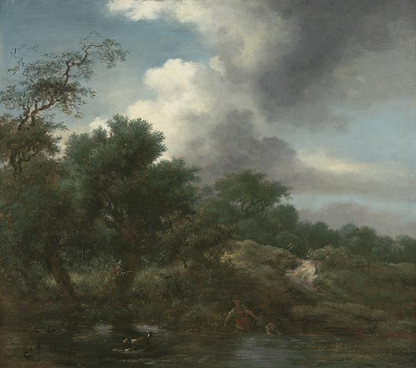 The Pond, c.1761/65 | Fragonard | Painting Reproduction