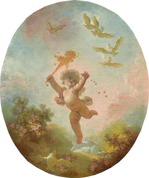 Love as Folly | Fragonard | Painting Reproduction