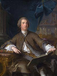 Portrait of Joseph Bonnier de la Mosson, 1745 by Jean-Marc Nattier | Painting Reproduction