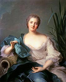 Madame Marie-Henriette Berthelot de Pleneuf, 1739 by Jean-Marc Nattier | Painting Reproduction
