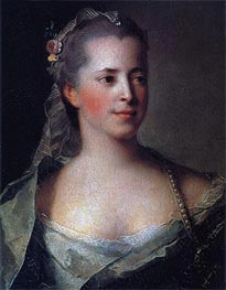Portrait of Princess Ekaterina Golitsyna, 1757 by Jean-Marc Nattier | Painting Reproduction