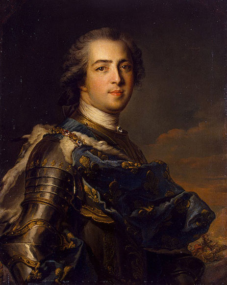 Portrait of Louis XV of France, 1745 | Jean-Marc Nattier | Painting Reproduction