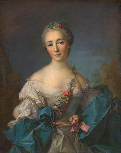 Portrait of a Lady, c.1750/60 | Jean-Marc Nattier | Painting Reproduction