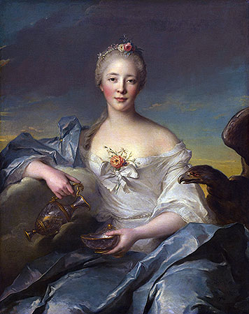 Madame de Caumartin as Hebe, 1753 | Jean-Marc Nattier | Painting Reproduction