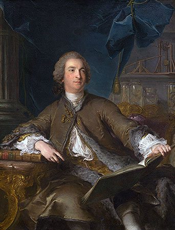 Portrait of Joseph Bonnier de la Mosson, 1745 | Jean-Marc Nattier | Gemälde Reproduktion