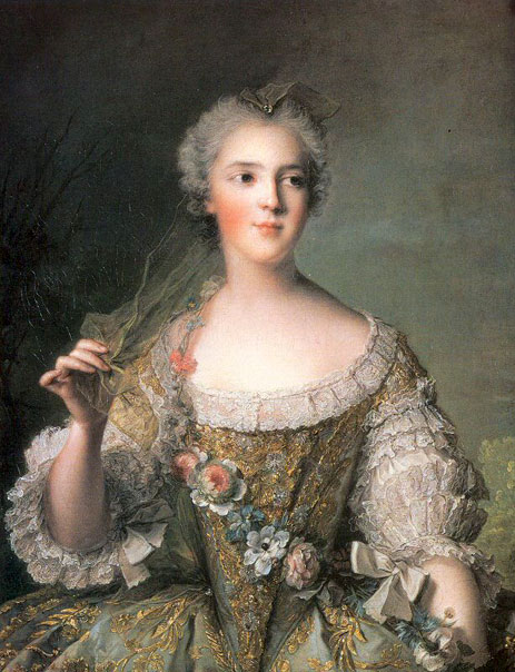 Portrait of Madame Sophie, daughter of Louis XV at Fontevrault, 1748 | Jean-Marc Nattier | Gemälde Reproduktion