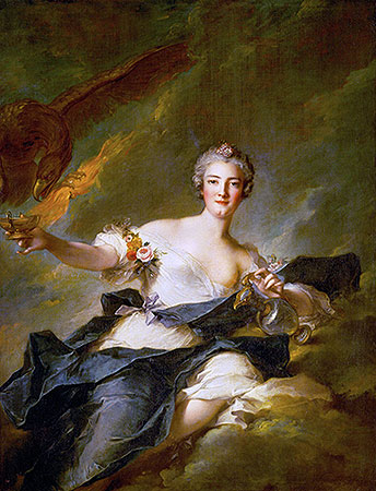 The Duchess of Chaulnes as Hebe, 1744 | Jean-Marc Nattier | Painting Reproduction