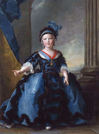Louis-Joseph-Xavier of France, Duke of Burgundy, 1754 | Jean-Marc Nattier | Painting Reproduction
