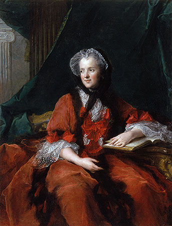 Marie Leczinska, Queen of France, 1748 | Jean-Marc Nattier | Gemälde Reproduktion
