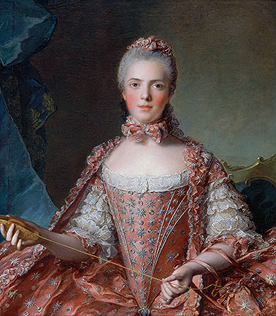 Marie-Adelaide of France, 1756 | Jean-Marc Nattier | Gemälde Reproduktion
