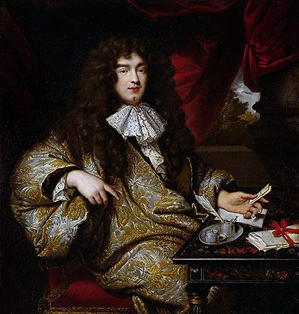 Jean-Baptiste Colbert Marquis de Seignelay, 1676 by Jean-Marc Nattier | Painting Reproduction