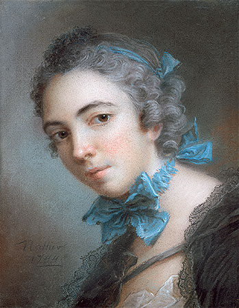 Young Girl, 1744 by Jean-Marc Nattier | Painting Reproduction