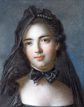 The Princess of Beauveau (Sophie Charlotte de la ..., n.d. by Jean-Marc Nattier | Painting Reproduction