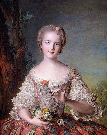 Portrait of Madame Louise de France at Fontevrault, 1748 by Jean-Marc Nattier | Painting Reproduction