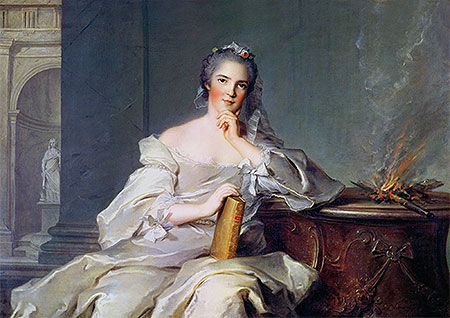 Anne-Henriette de France as the Element of Fire, c.1750/51 by Jean-Marc Nattier | Painting Reproduction