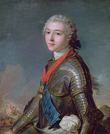 Louis Jean Marie de Bourbon Duke of Penthievre, 1743 | Jean-Marc Nattier | Gemälde Reproduktion