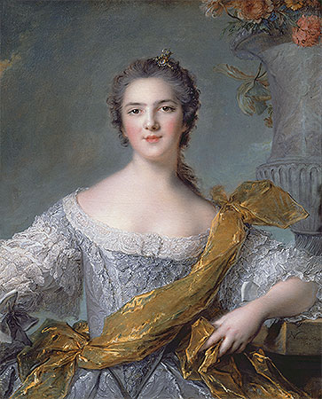Victoire de France at Fontevrault, 1748 | Jean-Marc Nattier | Painting Reproduction
