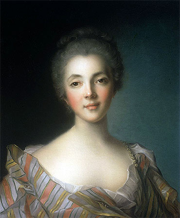 Portrait of Madame Dupin, n.d. | Jean-Marc Nattier | Gemälde Reproduktion