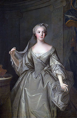 Madame Sophie de France as a Vestal Virgin, n.d. | Jean-Marc Nattier | Gemälde Reproduktion