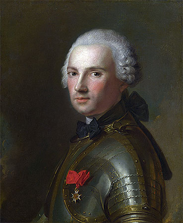 Portrait of a Man in Armour, c.1750 | Jean-Marc Nattier | Painting Reproduction