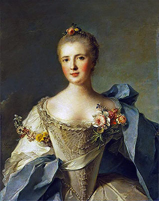 The Marquise de Belestat, 1755 | Jean-Marc Nattier | Gemälde Reproduktion