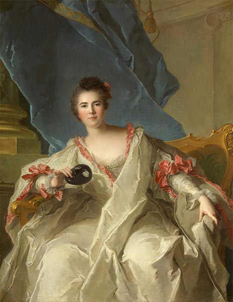Portrait of the Marquise de la Ferté-Imbault, 1740 | Jean-Marc Nattier | Painting Reproduction