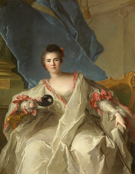 Portrait of the Marquise de la Ferté-Imbault, 1740 by Jean-Marc Nattier | Painting Reproduction