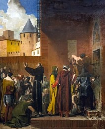 Die Befreiung der Eingemauerten von Carcassonne, 1879 von Jean-Paul Laurens | Gemälde-Reproduktion
