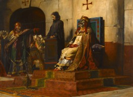 Das Urteil über Papst Formosus, 1870 von Jean-Paul Laurens | Gemälde-Reproduktion