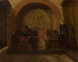 Die Trennung von König Robert und Bertha | Jean-Paul Laurens | Gemälde Reproduktion
