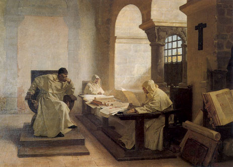 Men of the Holy Office, 1889 | Jean-Paul Laurens | Gemälde Reproduktion