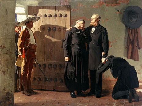 The Last Moments of Maximilian, 1882 | Jean-Paul Laurens | Gemälde Reproduktion