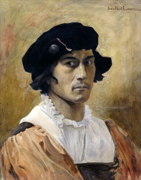 The Florentine, n.d. | Jean-Paul Laurens | Gemälde Reproduktion