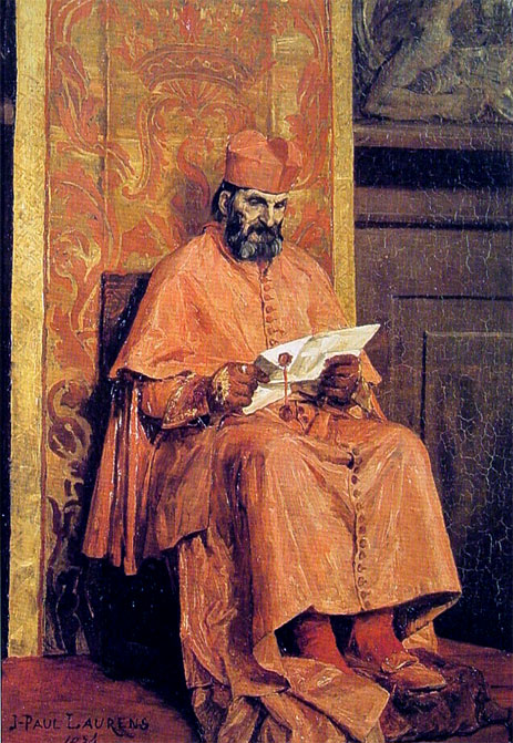 Der Kardinal, 1874 | Jean-Paul Laurens | Gemälde Reproduktion