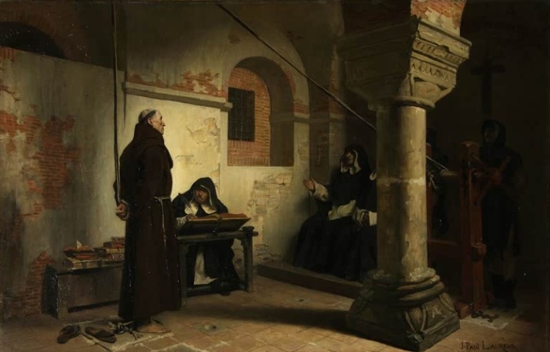 Bernard Délicieux vor dem Inquisitionstribunal, c.1881 | Jean-Paul Laurens