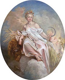 Ceres (Summer), c.1715/16 by Watteau | Painting Reproduction