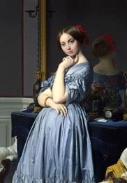 Comtesse D'Haussonville, 1845 von Ingres | Gemälde-Reproduktion